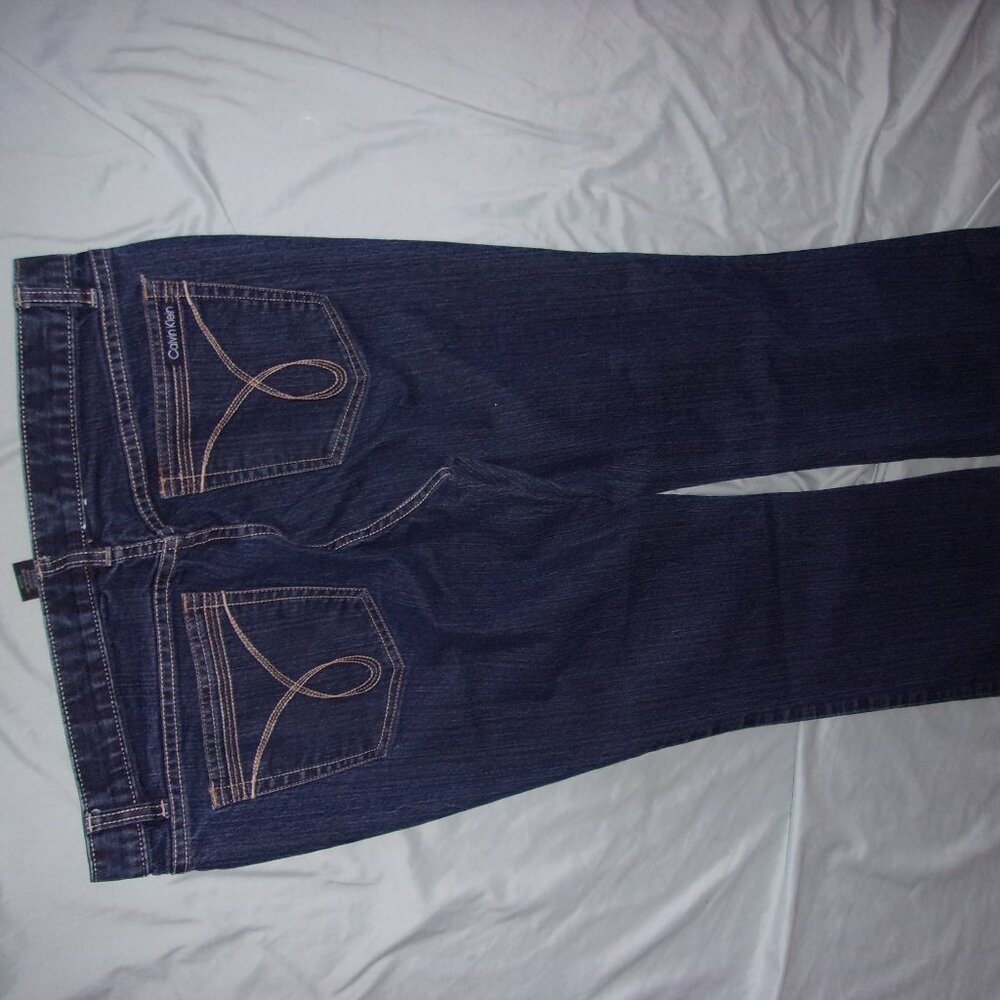 Calvin Klein size 14   jeans womens pants denim fourteen blue jeans - Picture 4 of 6